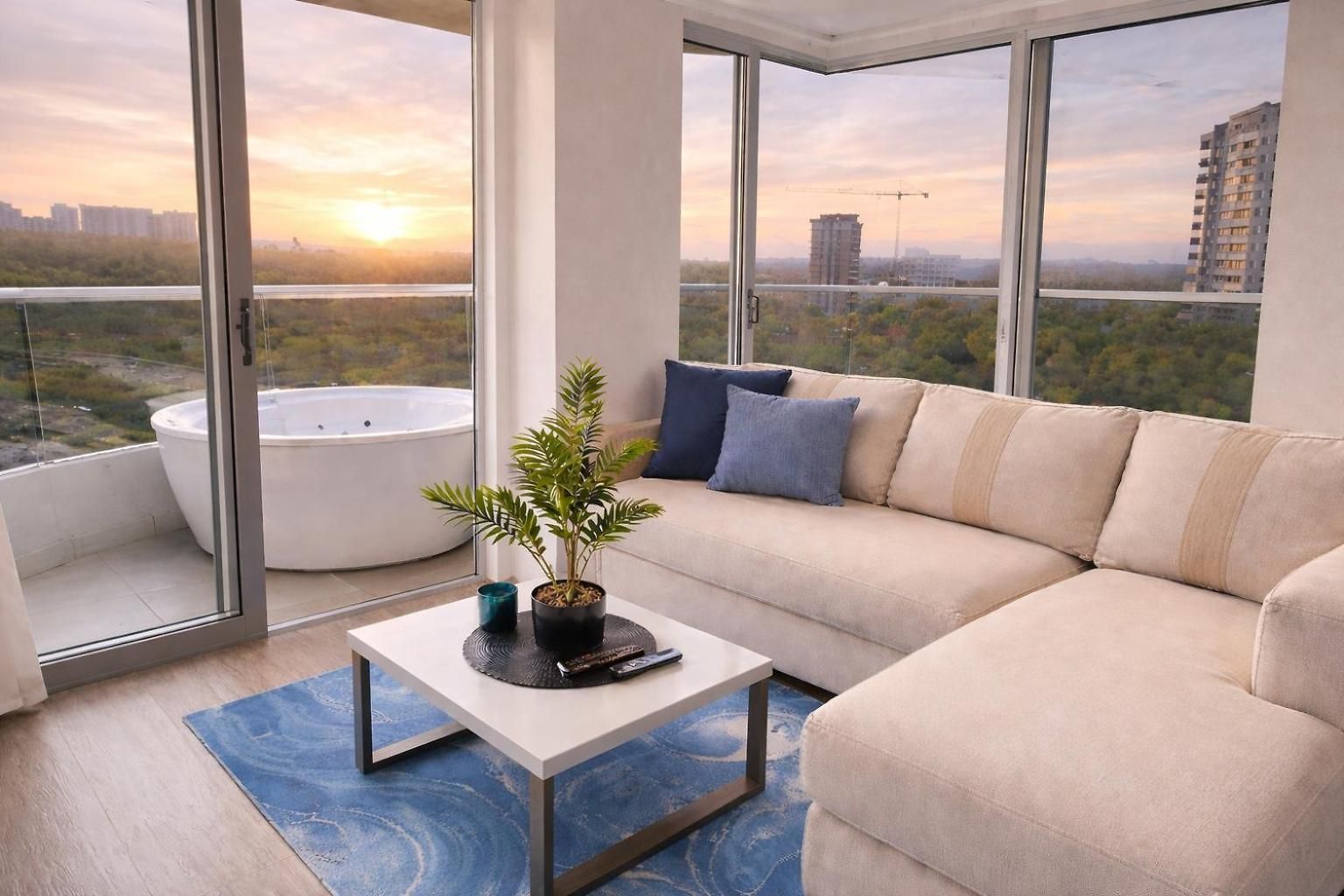 Brand New Oceanview 3 Bedroom With Private Jacuzzi Apartamento *