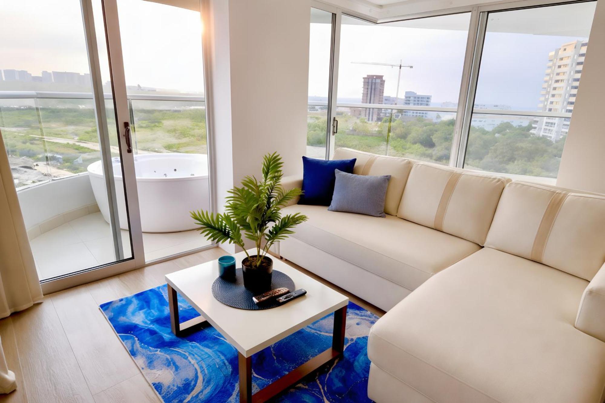 Apartamento Brand New Oceanview 3 Bedroom With Private Jacuzzi Cartagena